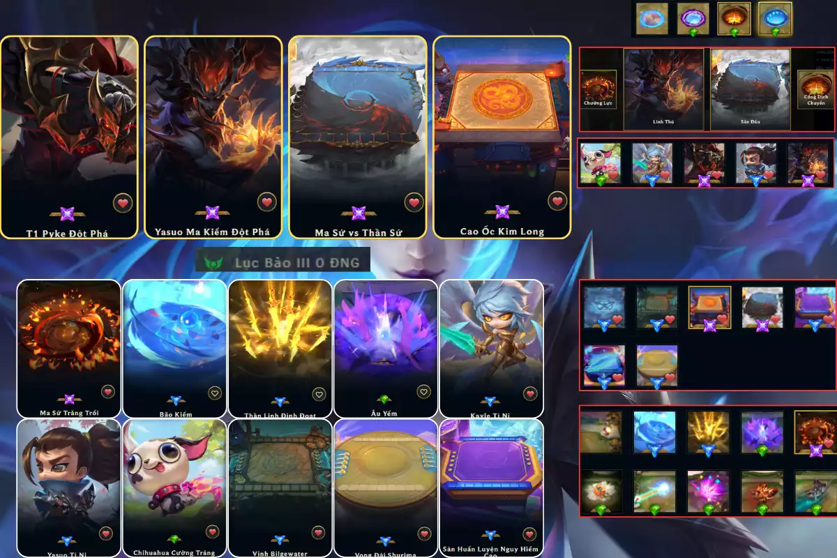 Combo Yasuo + Pyke + 2 sân Vip